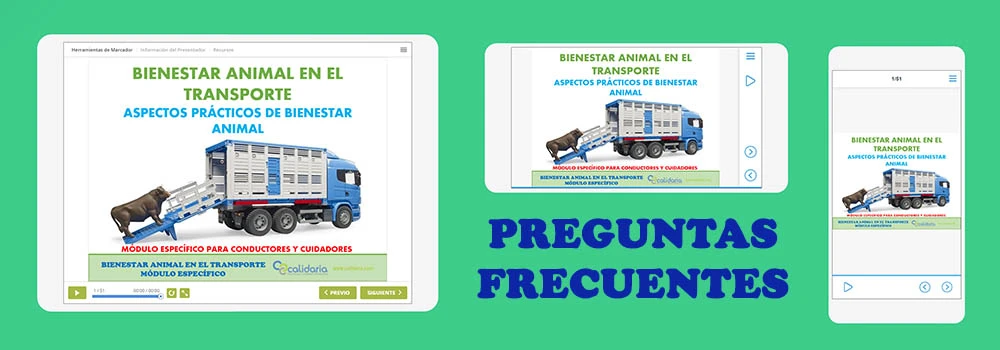 Preguntas frecuentes sobre el curso online de bienestar animal